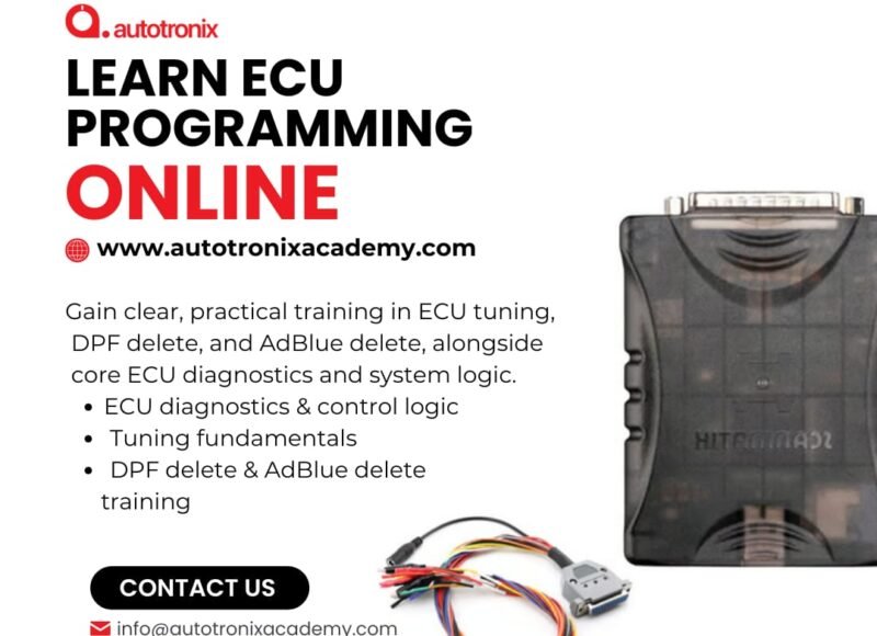 ECU programming online training including tuning fundamentals, DPF delete, and AdBlue delete